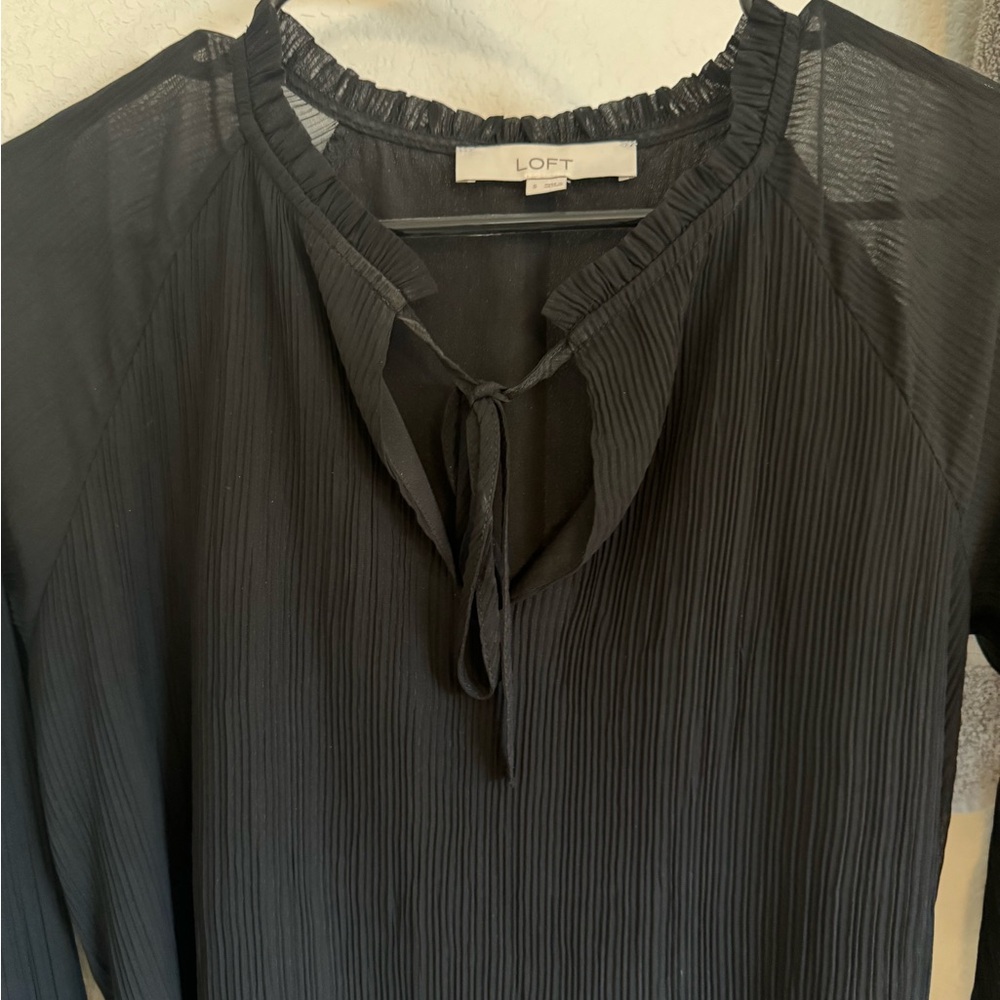 EUC Beautiful Black holiday dress. Small - Picture 2 of 7